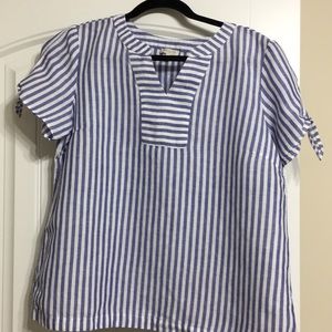 Talbots Linen popover. Size MP.